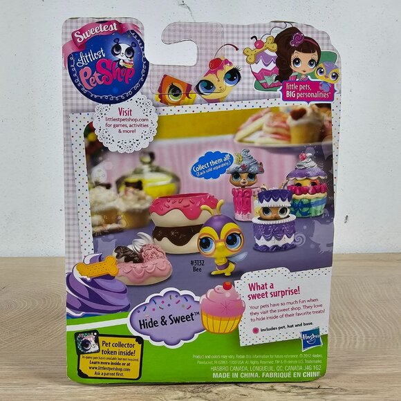 Hasbro Littlest Pet Shop #3132 Bee Hide and Sweet Yellow Cupcake NEW LPS 2012 - Picture 5 of 7